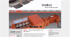 Desktop Screenshot of metas-gmbh.com